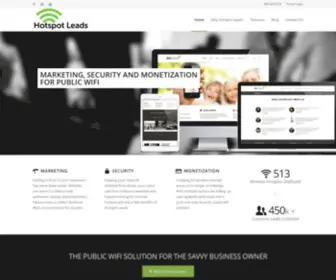Hotspotleads.com(Public Wifi Marketing & Security Suite) Screenshot
