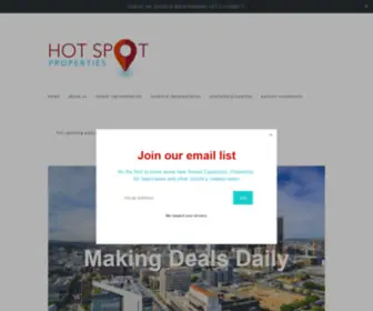 Hotspotproperties.net(Hot Spot Properties) Screenshot