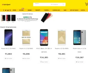 Hotspotstore.com(Hotspot is India’s leading smartphone retail store) Screenshot