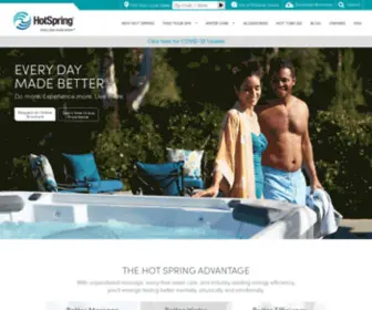 Hotspringdealer.com(Hot Spring Spas) Screenshot