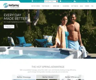 Hotspringportablespas.com(Hot Spring Spas) Screenshot