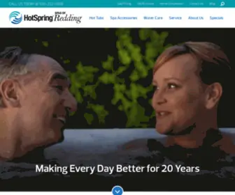 Hotspringredding.com(Hot Spring Spas of Redding CA) Screenshot