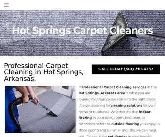 Hotspringscarpetcleaners.com(Carpet Cleaning Services) Screenshot