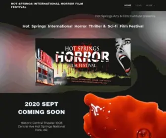 Hotspringshorrorfilmfestival.com(Hot springs horror film festival) Screenshot