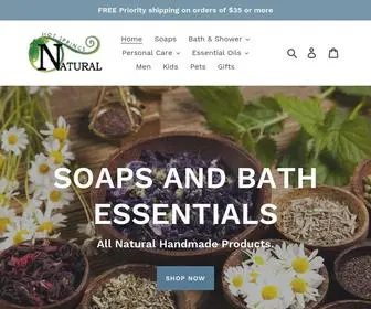 Hotspringsnatural.com(All-Natural Health & Personal Care Products) Screenshot