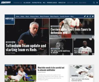 Hotspurhq.com(Tottenham News) Screenshot