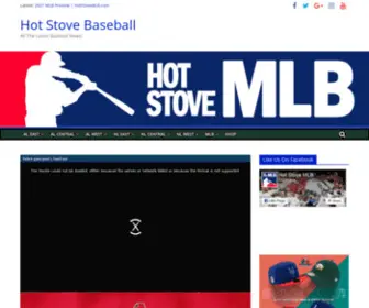 Hotstovemlb.com(Hot Stove Baseball) Screenshot