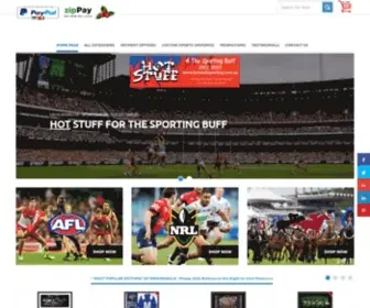 Hotstuffsporting.com.au(Hot Stuff 4 The Sporting Buff) Screenshot