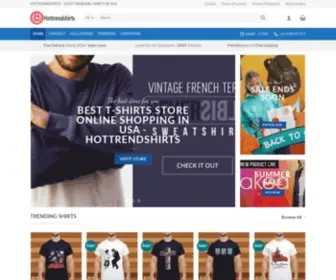 Hottrendshirts.com(Cheap store fashion shirt for men and women) Screenshot