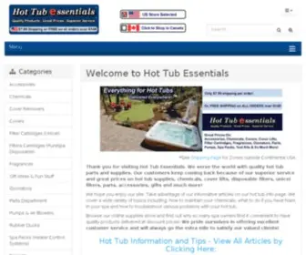 Hottubessentials.com(Hot Tub Essentials) Screenshot