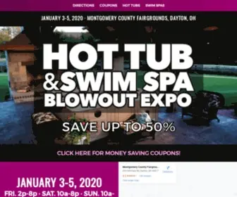 Hottubexpo.com(Hot Tub and Swim Spa Blowout Expo) Screenshot