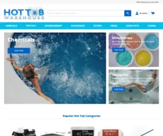 Hottubwarehouse.com(Online Hot Tub Supply Store & Spa Covers) Screenshot