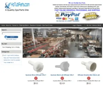 Hotubparts.com(Quality Spa Parts Company) Screenshot