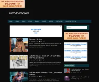 Hotvevosongs.com(Best Online Music Blog) Screenshot