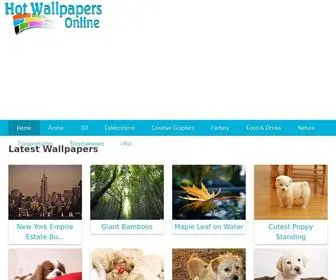 Hotwallpapersonline.com(Free Hot Wallpapers Online) Screenshot