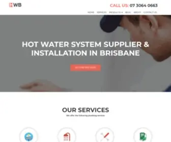 Hotwaterbrisbane.com.au(Hot Water Brisbane) Screenshot