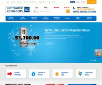 Hotwatercylinders.nz(Hot Water Cylinder Specialists) Screenshot