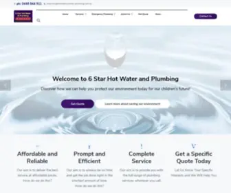 Hotwatersystems-Plumbing.com.au(Looking for a reliable Plumber Canberra or Queanbeyan) Screenshot