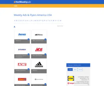 Hotweeklyads.com(Weekly Ads & Flyers) Screenshot