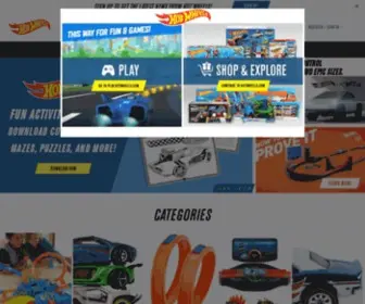 Hotwheels.com(Hot Wheels) Screenshot