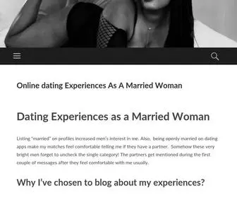 Hotwifeviv.blog(Online dating Experiences As A Married Woman) Screenshot