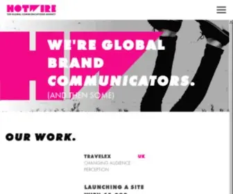 Hotwirepr.com(Global integrated PR and communications agency) Screenshot
