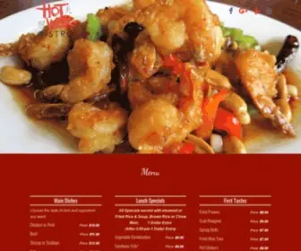 Hotwokbistrosm.com(Located in San Mateo Burlingame area. Hot Wok Bistro) Screenshot