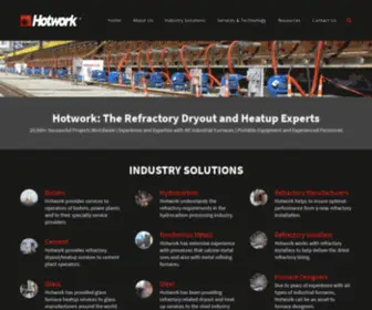 Hotwork.com(Refractory Dryout and Heatup Experts) Screenshot