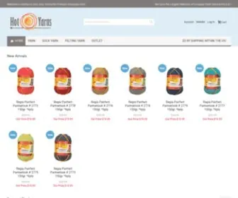 Hotyarns.com(Premium European Knitting Yarn) Screenshot