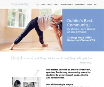 Hotyogadublin.ie(Hot Yoga Dublin) Screenshot