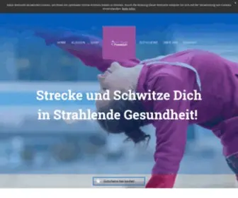 Hotyogafrankfurt.com(Yoga bei einer Temperatur von 39 C und 30%) Screenshot