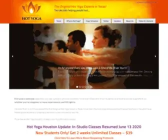 Hotyogahouston.com(The Original hot yoga experts in Houston) Screenshot