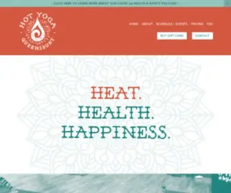 Hotyogaqueensbury.com(Hot Yoga Queensbury) Screenshot