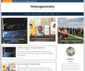 Hotyogasociety.com(Atualize sua mente lendo o Blog em Português) Screenshot