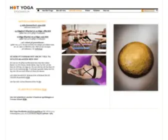 Hotyogasthlm.se(Hot Yoga) Screenshot