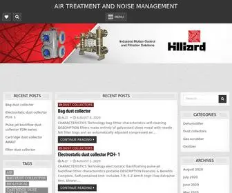 Houally.com(Air Treatment and Noise Management) Screenshot