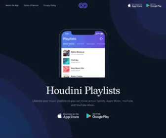 Houdini.io(Houdini Playlists) Screenshot