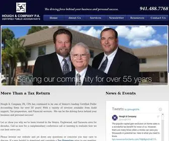 HoughcPa.com(Hough & Company CPA Venice FL) Screenshot