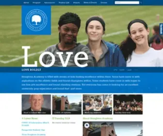 Houghtonacademy.org(International Christian Boarding School) Screenshot