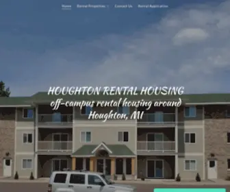 Houghtonrentalhousing.com(Off Campus Housing) Screenshot