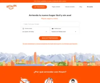 Houm.com(Arriendo de propiedades online y sin aval en Houm) Screenshot