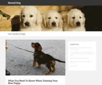 Hounddog.org.uk(Hound Dog) Screenshot