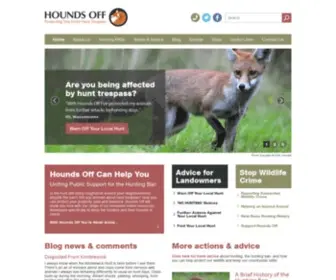 Houndsoff.co.uk(Hounds Off) Screenshot