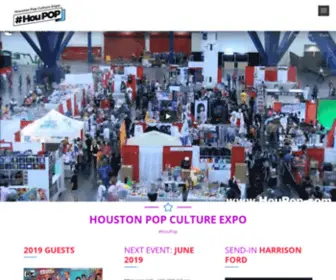 Houpop.com(Houston Pop Culture Expo) Screenshot