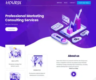 Hourix.com(Digital Marketing News) Screenshot