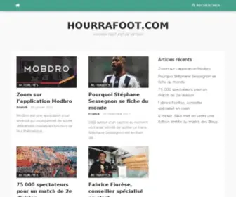 Hourrafoot.com(Hourra Foot est de retour) Screenshot