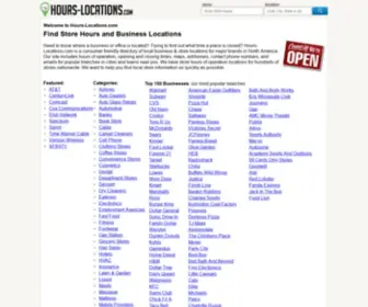 Hours-Locations.com(Local Business & Store Locations & Hours of Operation) Screenshot