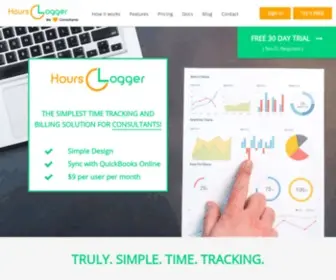 Hourslogger.com(Consultant time tracking and invoicing. HoursLogger) Screenshot