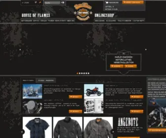 House-OF-Flames.com(House-of-Flames Harley-Davidson) Screenshot