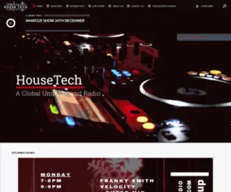 House-Techno.com(HouseTech Radio A Global Underground Radio Station) Screenshot